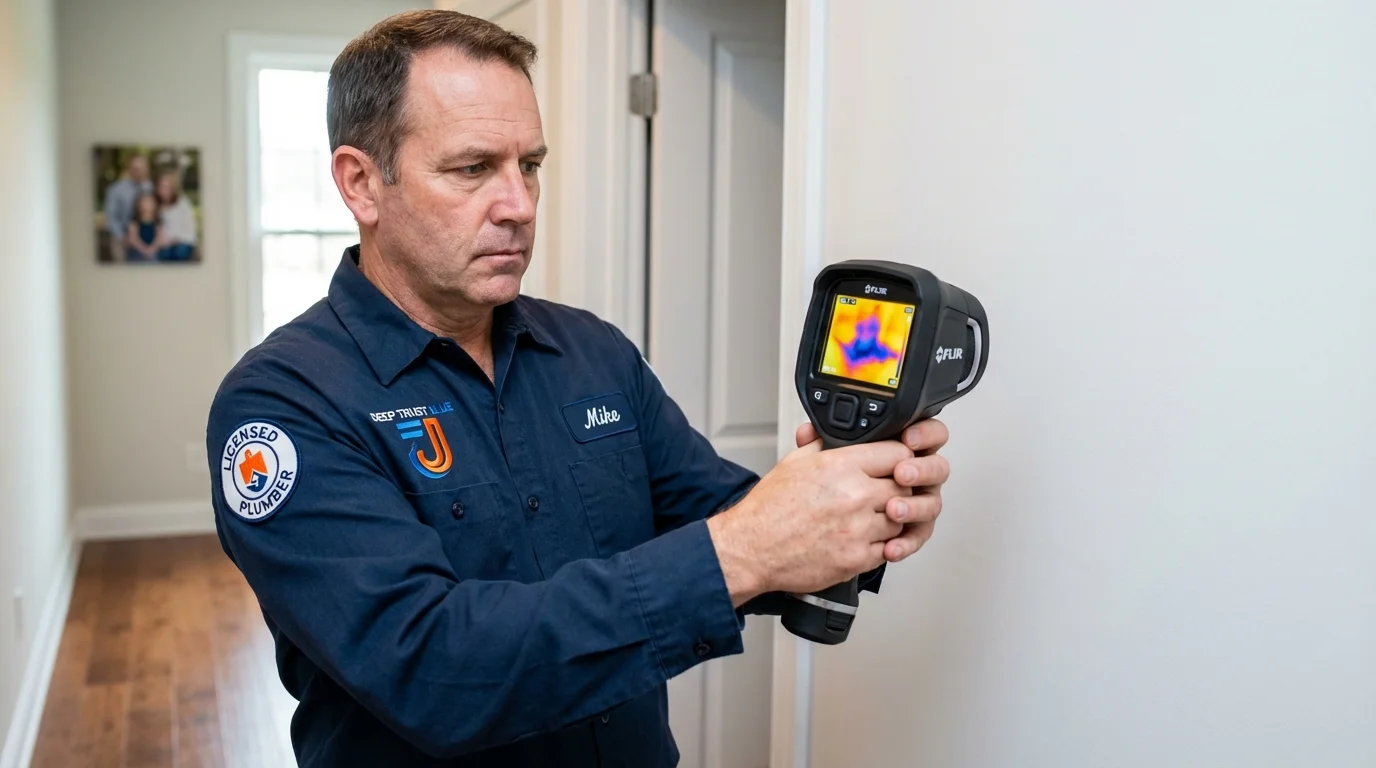 Thermal imaging leak detection by Johns Plumbing LLC in Herington